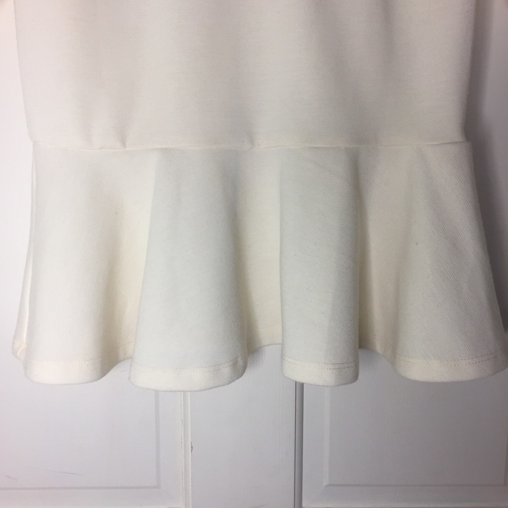 WD.NY | Peplum Cream Top. Size M - Picture 3 of 8